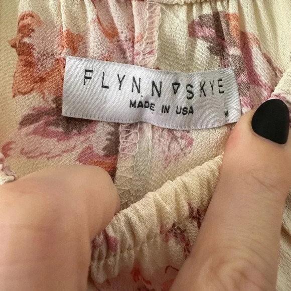 Flynn Skye Off the Shoulder Maple Floral Maxi Dress - Picture 5 of 9